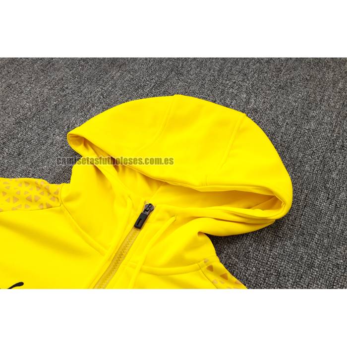 Chandal de Sudadera del Borussia Dortmund 2023 2024 Amarillo y Negro